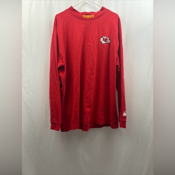 STARTER Other - Vintage 90s Kansas City Chiefs Starter Long Sleeve Shirt Sz XXL NFL Football